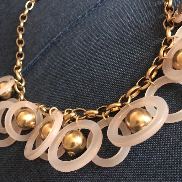 J.crew Beaded hoop necklace, NWT, Pink - Picture 5 of 8